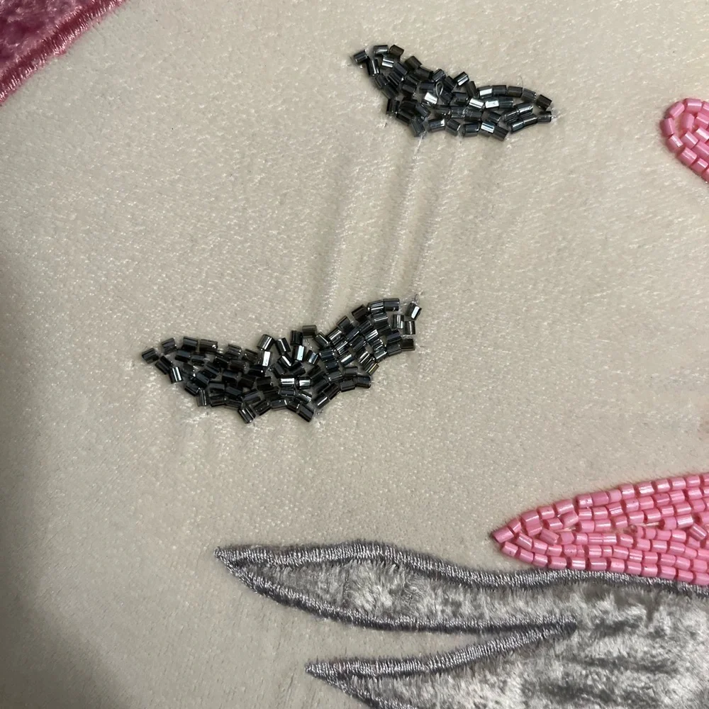 Rachel Zoe, witches pillow, so adorable beaded, and velvet new with tags